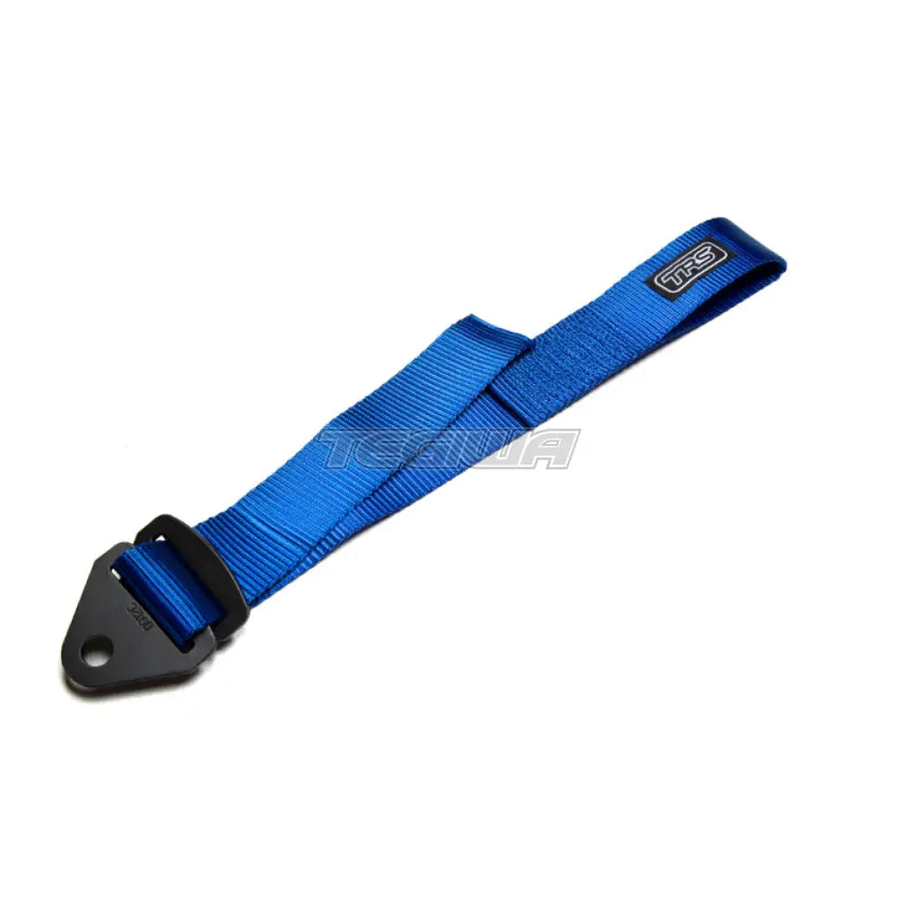 Trs Fabric Tow Eye Strap - Bolt On Adjustable Blue Hooks