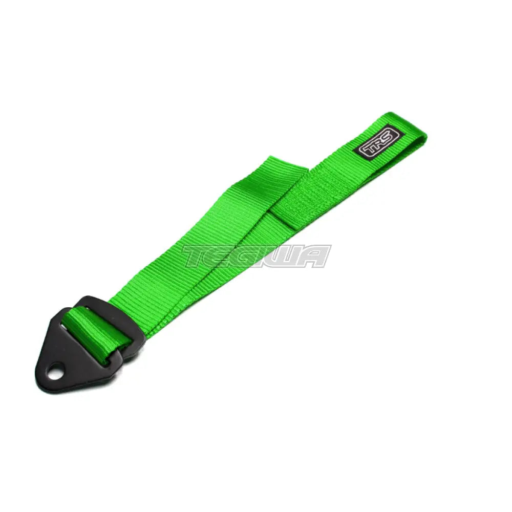 Trs Fabric Tow Eye Strap - Bolt On Adjustable Green Hooks