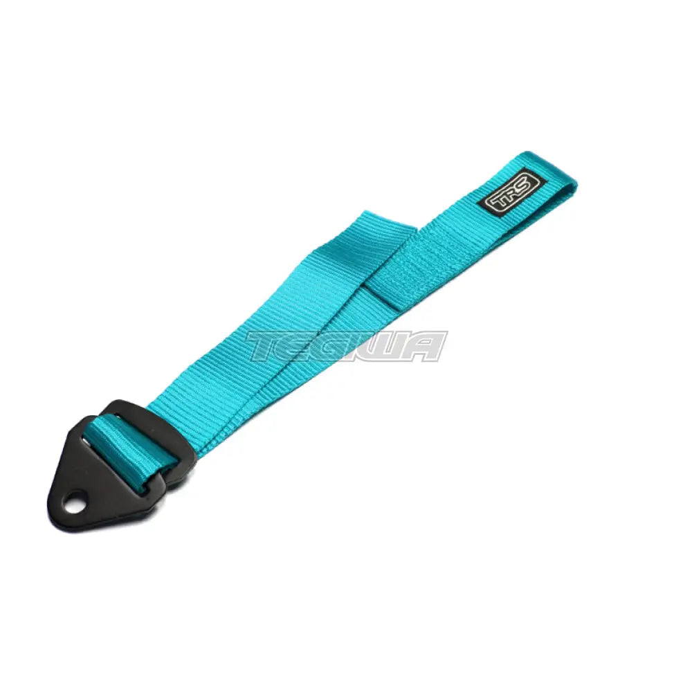 Trs Fabric Tow Eye Strap - Bolt On Adjustable Miami Blue Hooks