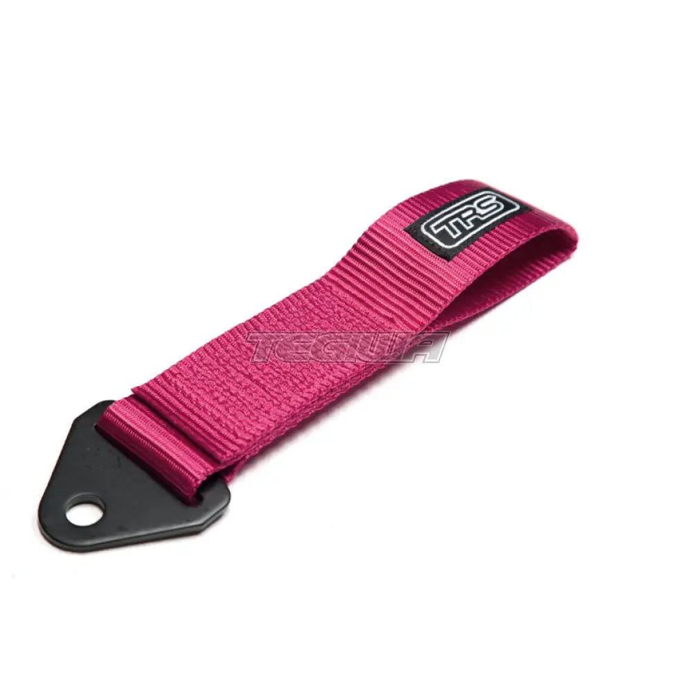 Trs Fabric Tow Eye Strap - Bolt On Fixed Length Pink Hooks