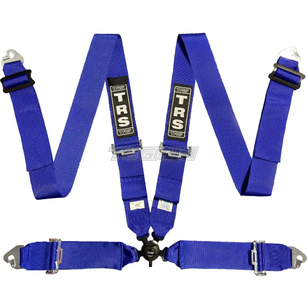 Trs Magnum 3In 4 Point Fia Harness Standard – Entry Level / Blue Harnesses