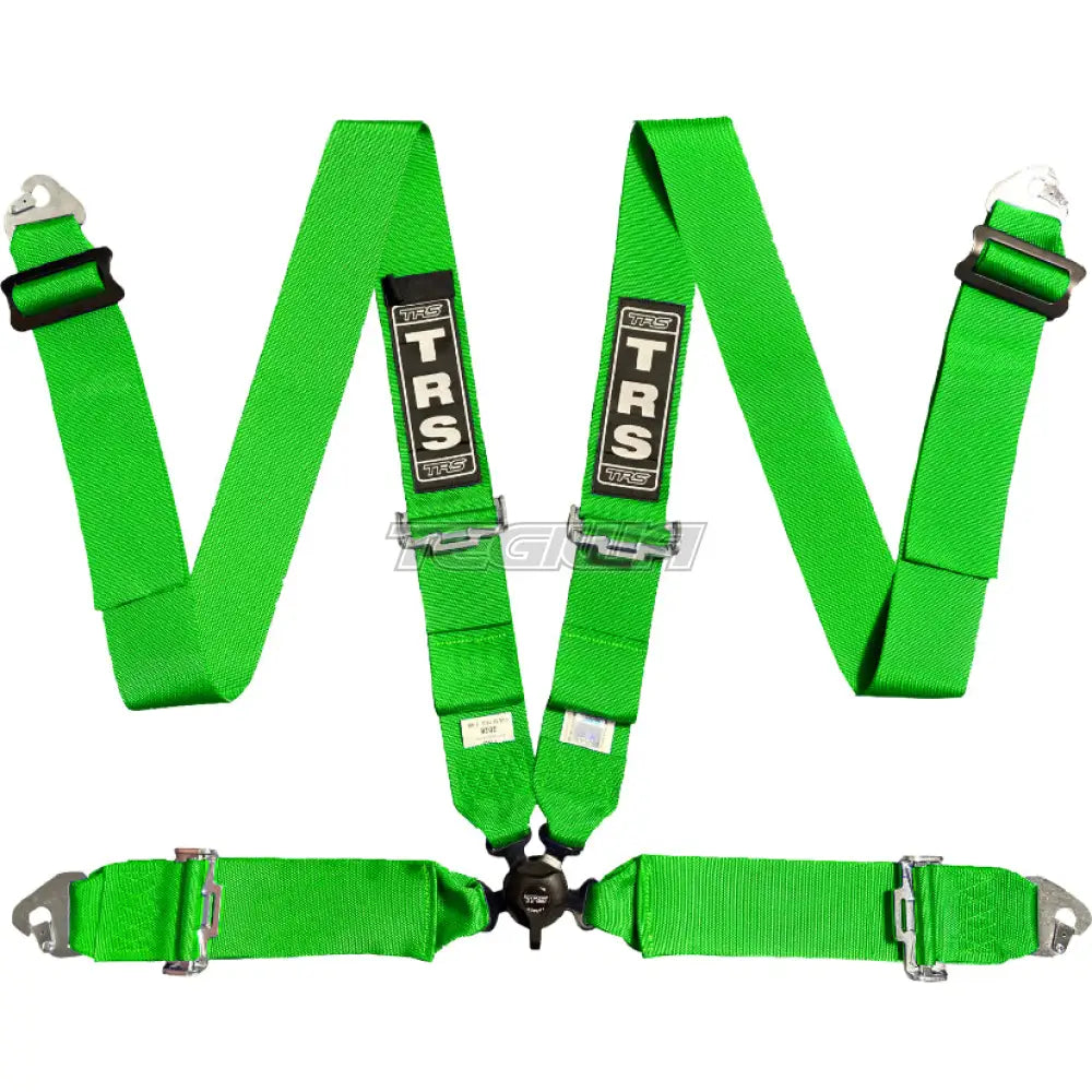 Trs Magnum 3In 4 Point Fia Harness Standard – Entry Level / Green Harnesses