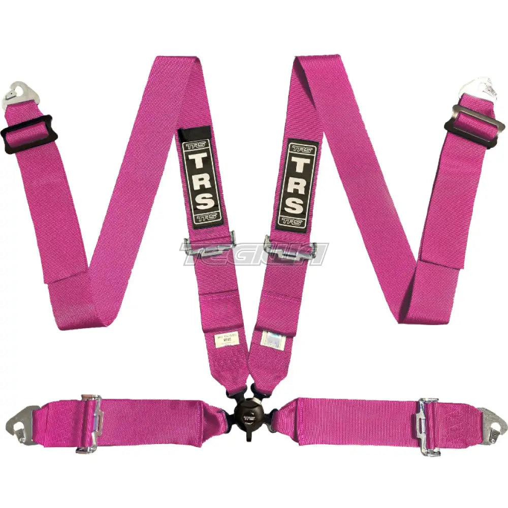 Trs Magnum 3In 4 Point Fia Harness Standard – Entry Level / Pink Harnesses