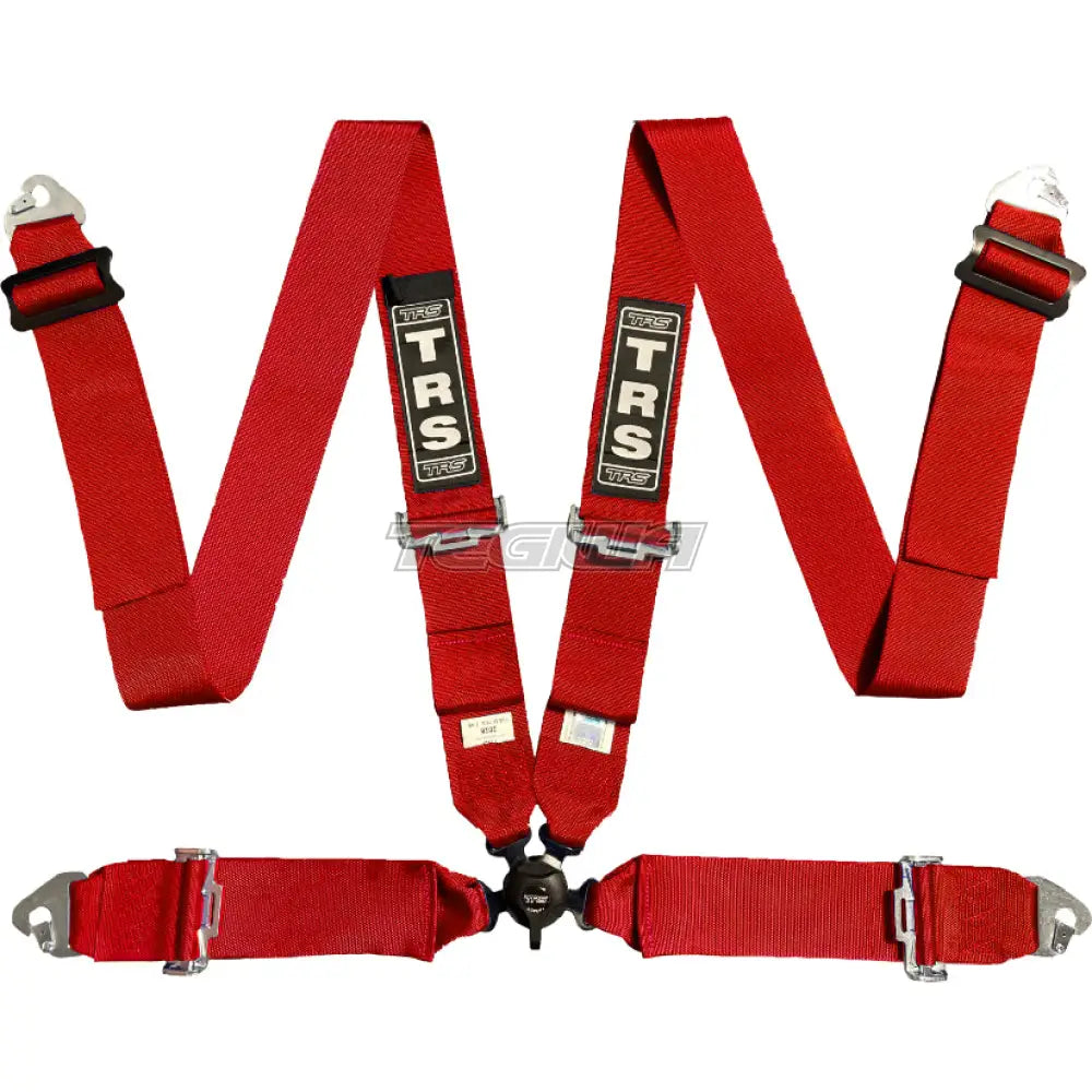 Trs Magnum 3In 4 Point Fia Harness Standard – Entry Level / Red Harnesses