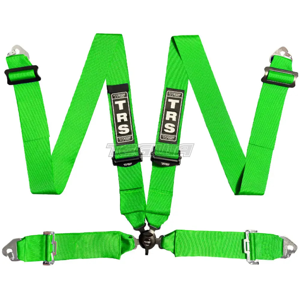 Trs Magnum 3In 4 Point Fia Harness Superlite - Mid-Range / Green Harnesses