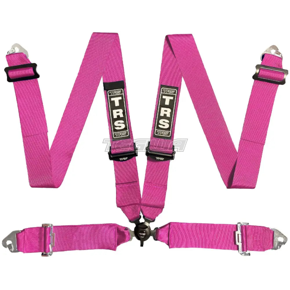 Trs Magnum 3In 4 Point Fia Harness Superlite - Mid-Range / Pink Harnesses