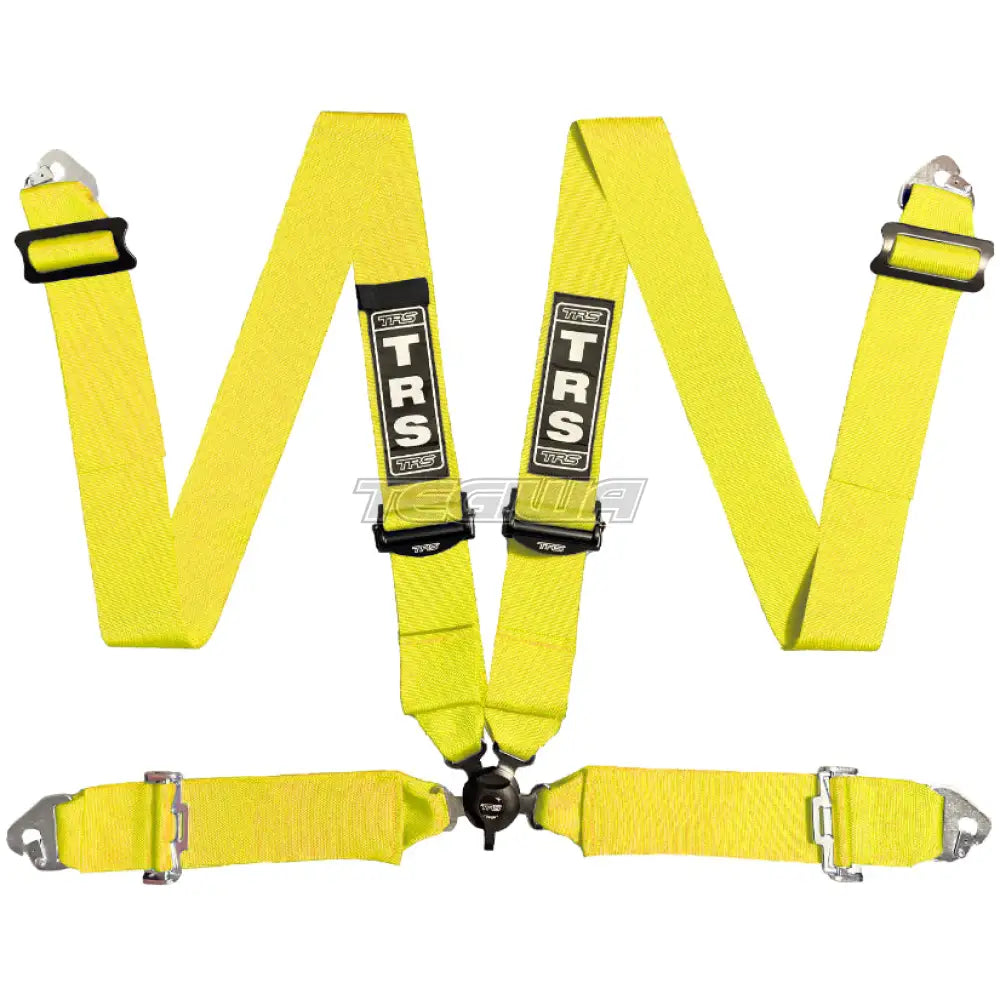 Trs Magnum 3In 4 Point Fia Harness Superlite - Mid-Range / Yellow Harnesses