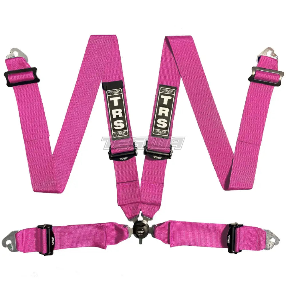 Trs Magnum 3In 4 Point Fia Harness Ultralite - Top Of The Range / Pink Harnesses