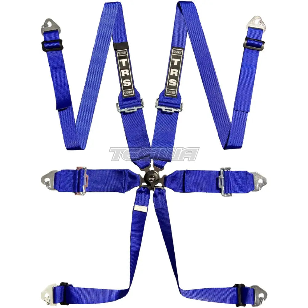 Trs Magnum 3In 6 Point Fia Hans Harness Standard – Entry Level / Blue Harnesses