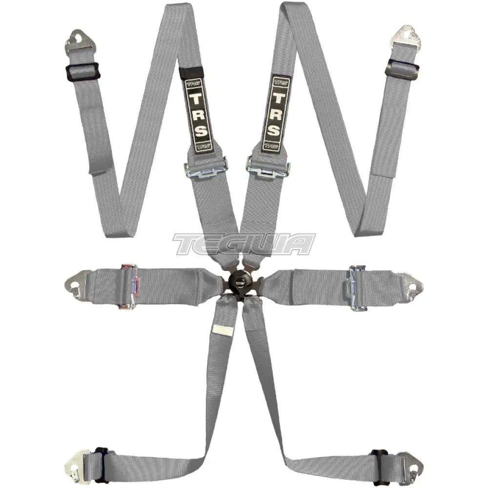 Trs Magnum 3In 6 Point Fia Hans Harness Standard – Entry Level / Grey Harnesses