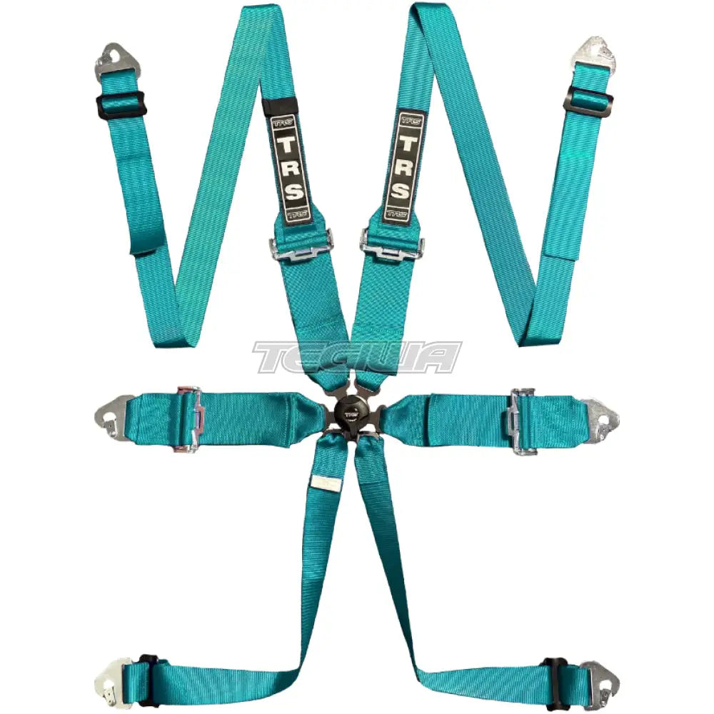 Trs Magnum 3In 6 Point Fia Hans Harness Standard – Entry Level / Miami Blue Harnesses