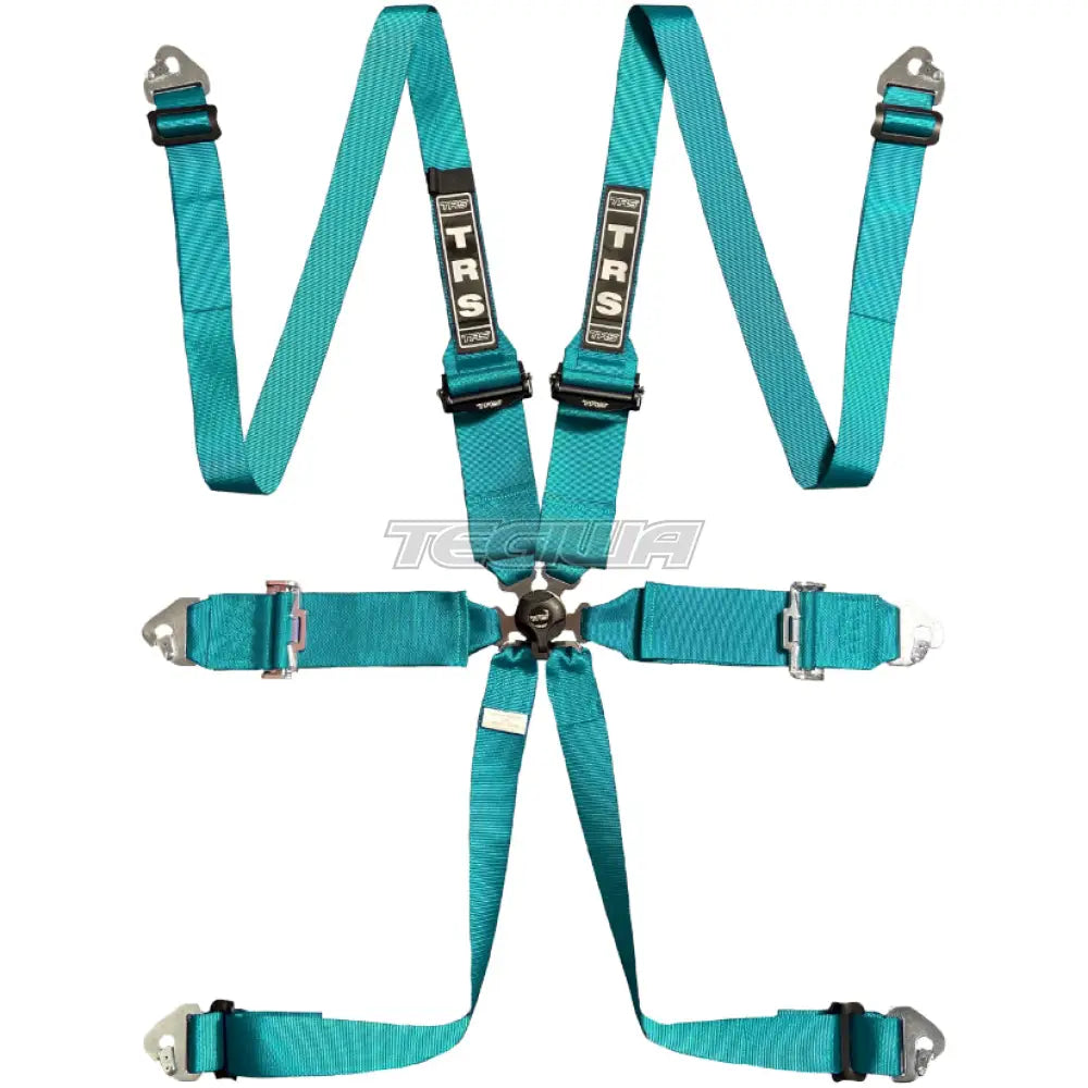 Trs Magnum 3In 6 Point Fia Hans Harness Superlite - Mid-Range / Miami Blue Harnesses