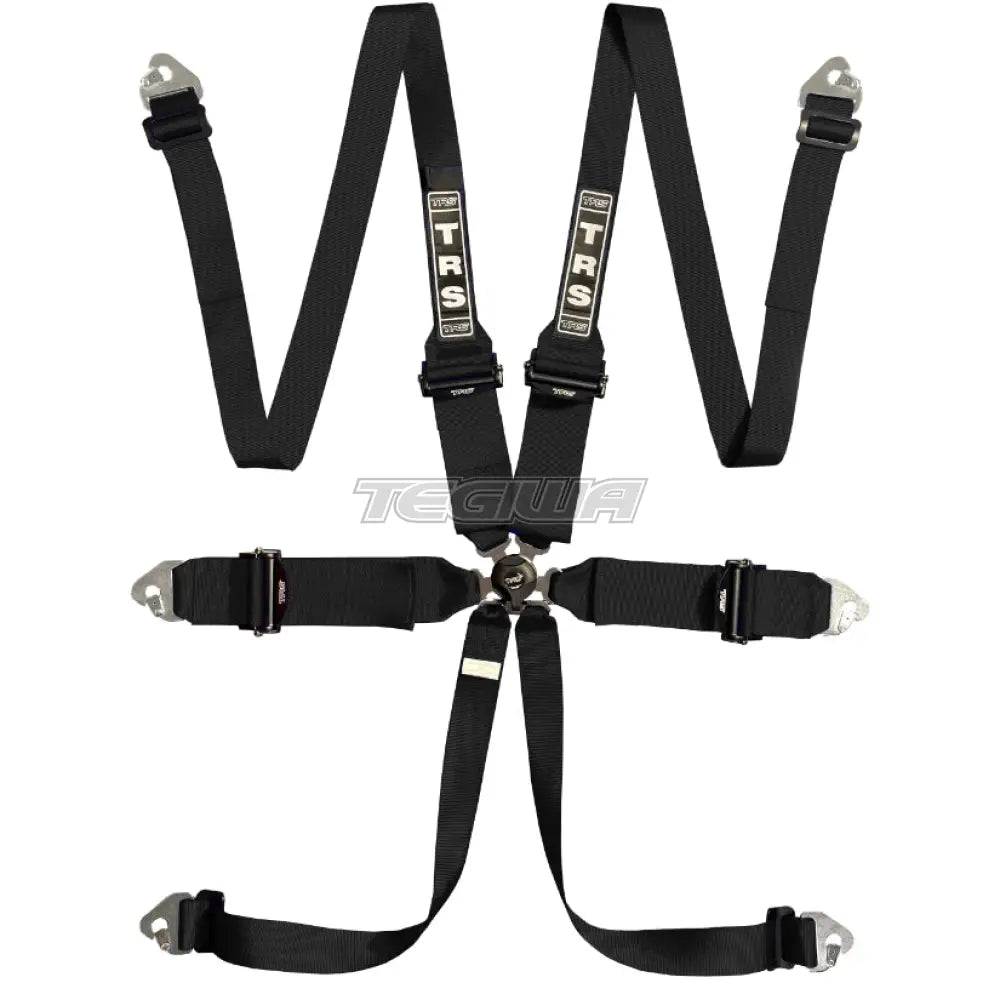 Trs Magnum 3In 6 Point Fia Hans Harness Ultralite - Top Of The Range / Black Harnesses