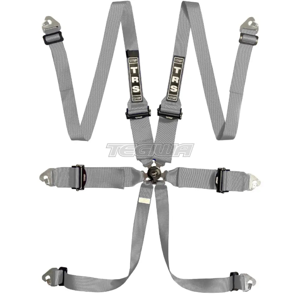 Trs Magnum 3In 6 Point Fia Hans Harness Ultralite - Top Of The Range / Grey Harnesses