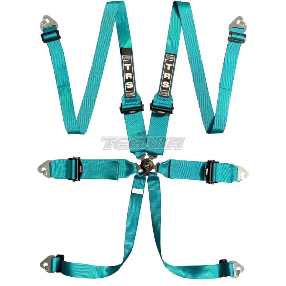 Trs Magnum 3In 6 Point Fia Hans Harness Ultralite - Top Of The Range / Miami Blue Harnesses