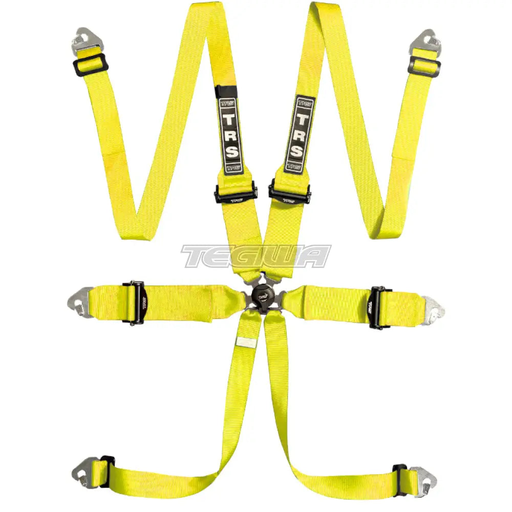 Trs Magnum 3In 6 Point Fia Hans Harness Ultralite - Top Of The Range / Yellow Harnesses