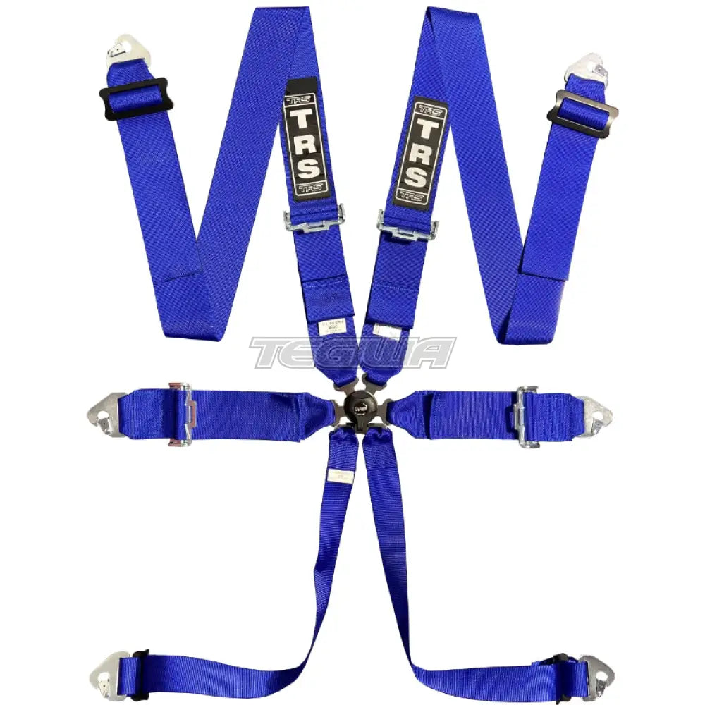 Trs Magnum 3In 6 Point Fia Harness Standard – Entry Level / Blue Harnesses