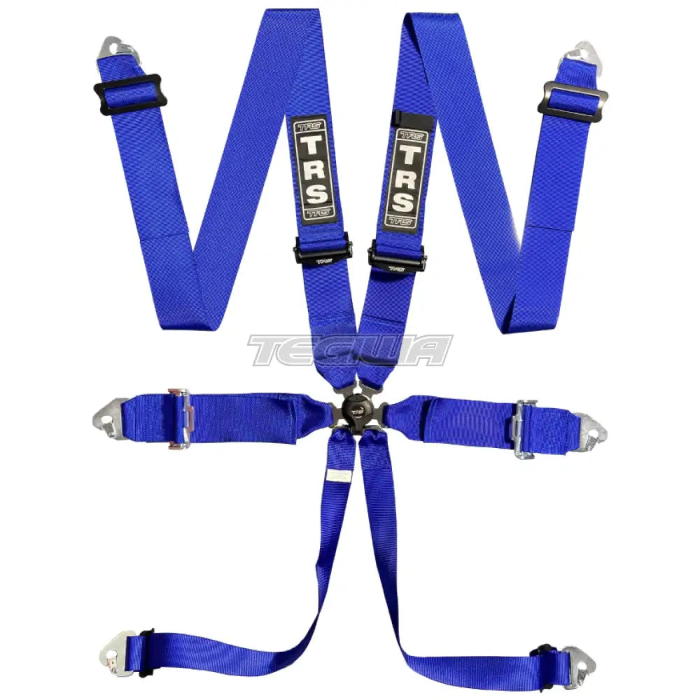 Trs Magnum 3In 6 Point Fia Harness Superlite - Mid-Range / Blue Harnesses