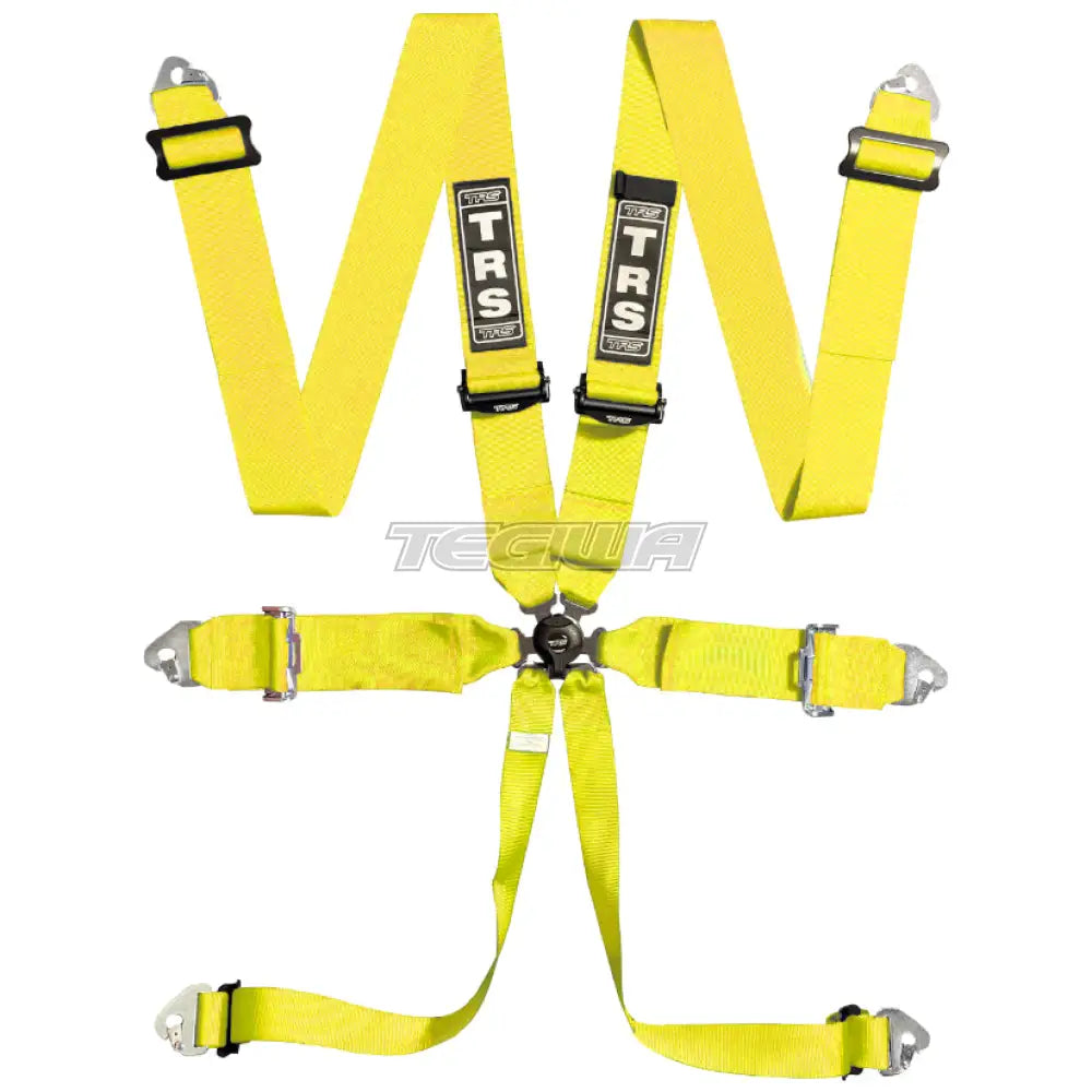 Trs Magnum 3In 6 Point Fia Harness Superlite - Mid-Range / Yellow Harnesses