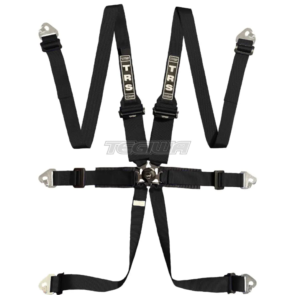 Trs Pro 2In/3In 6 Point Fia Hans Harness Superlite - Mid-Range / Black Harnesses