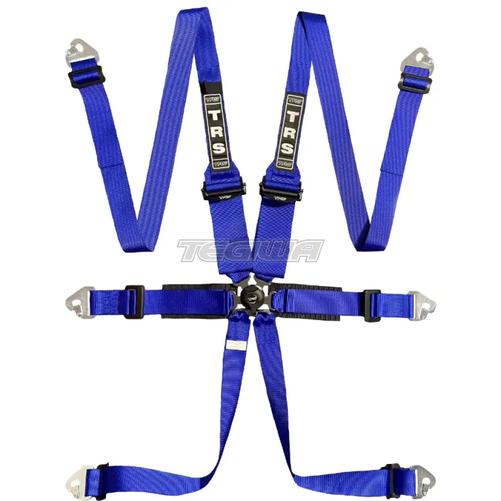 Trs Pro 2In/3In 6 Point Fia Hans Harness Superlite - Mid-Range / Blue Harnesses