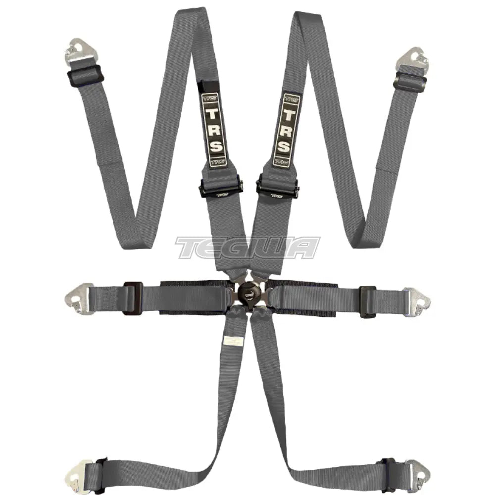 Trs Pro 2In/3In 6 Point Fia Hans Harness Superlite - Mid-Range / Grey Harnesses