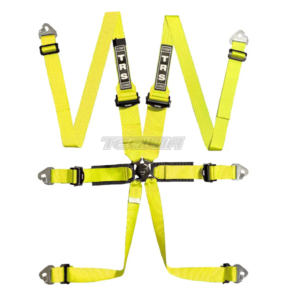 Trs Pro 2In/3In 6 Point Fia Hans Harness Ultralite - Top Of The Range / Yellow Harnesses