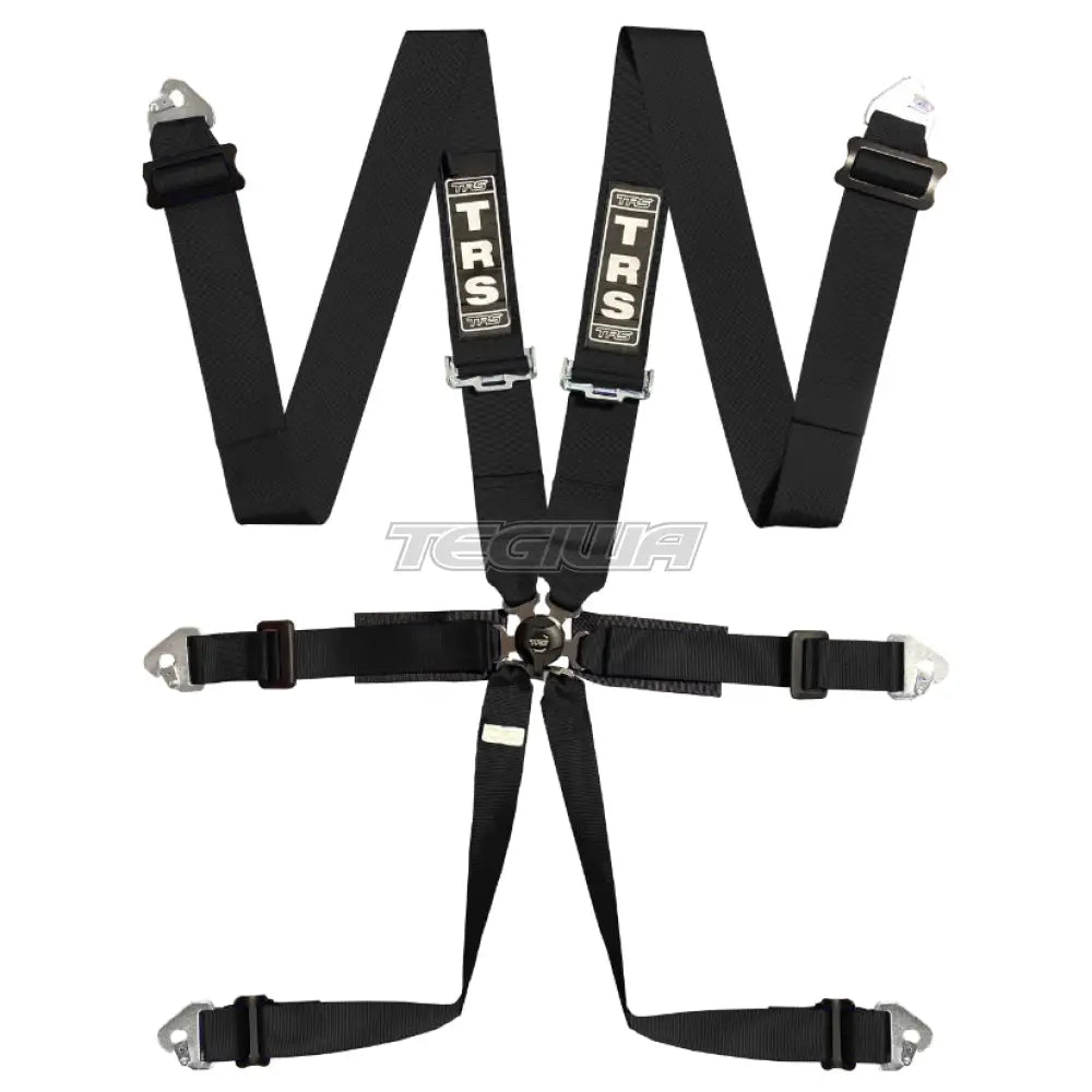 Trs Pro 2In/3In 6 Point Fia Harness Standard – Entry Level / Black Harnesses