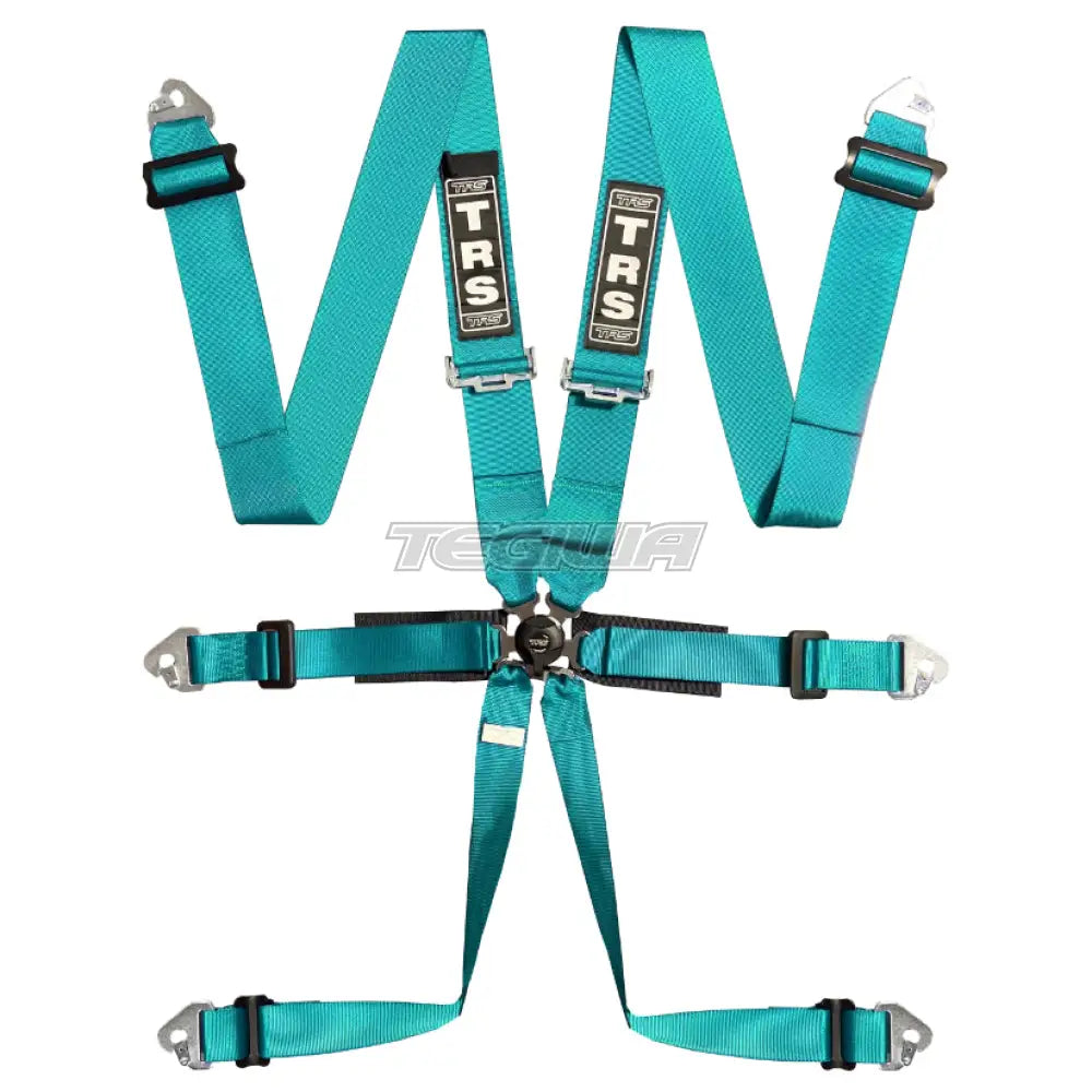 Trs Pro 2In/3In 6 Point Fia Harness Standard – Entry Level / Miami Blue Harnesses