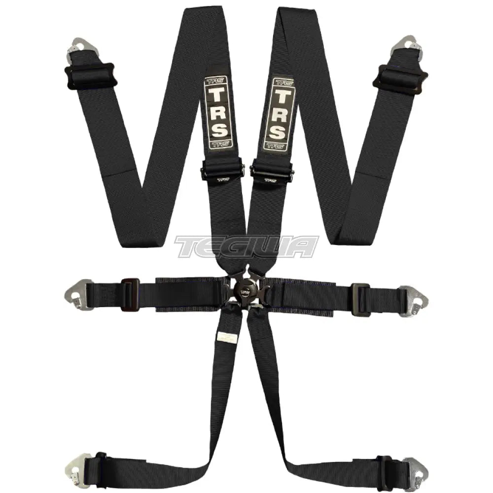 Trs Pro 2In/3In 6 Point Fia Harness Superlite - Mid-Range / Black Harnesses