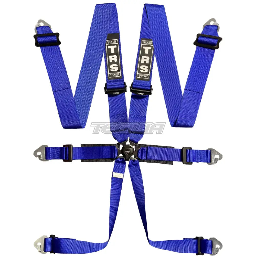 Trs Pro 2In/3In 6 Point Fia Harness Superlite - Mid-Range / Blue Harnesses