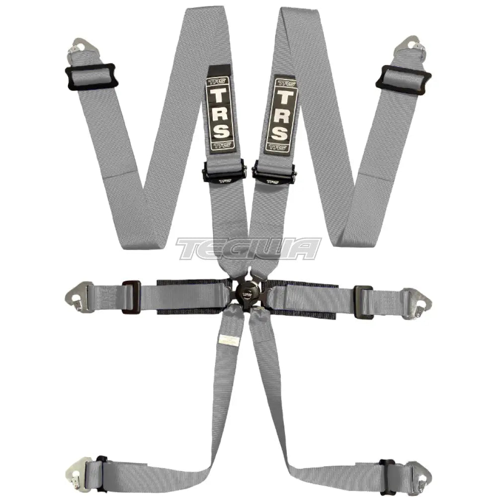 Trs Pro 2In/3In 6 Point Fia Harness Superlite - Mid-Range / Grey Harnesses