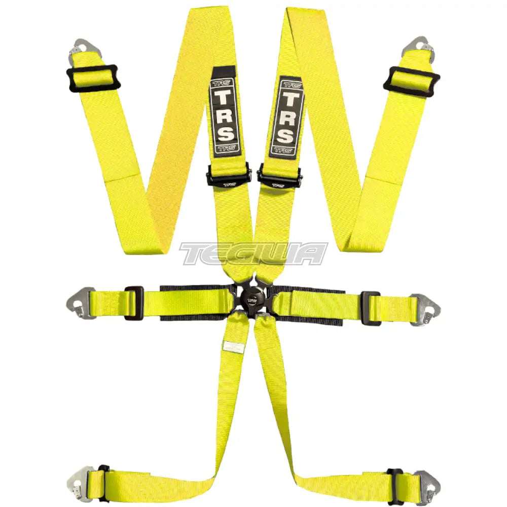 Trs Pro 2In/3In 6 Point Fia Harness Superlite - Mid-Range / Yellow Harnesses