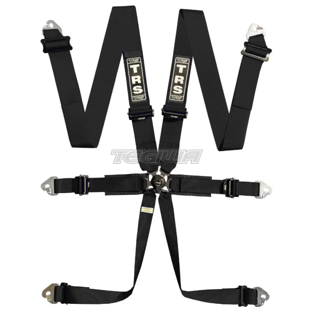 Trs Pro 2In/3In 6 Point Fia Harness Ultralite - Top Of The Range / Black Harnesses