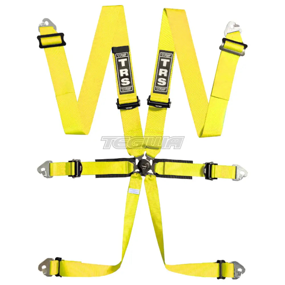 Trs Pro 2In/3In 6 Point Fia Harness Ultralite - Top Of The Range / Yellow Harnesses