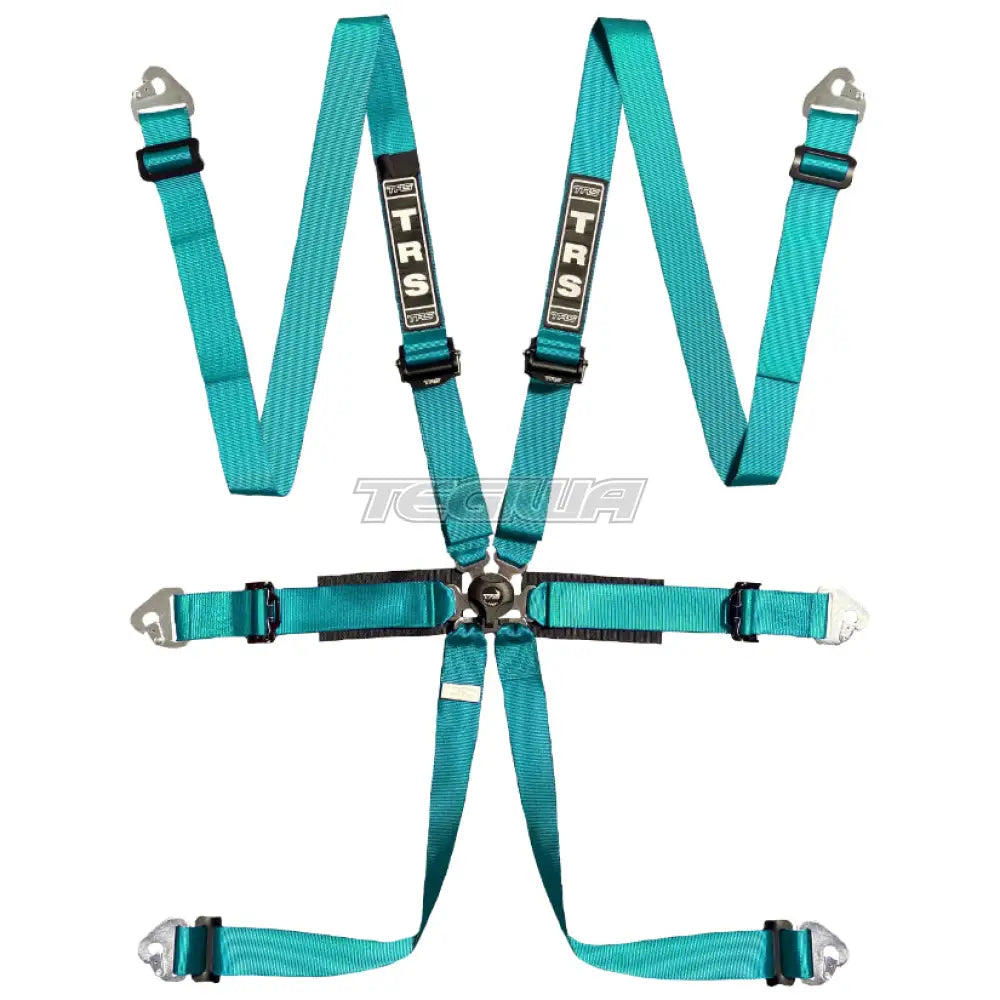 Trs Pro International 2In 6 Point Fia Hans Harness Superlite - Mid-Range / Miami Blue Harnesses