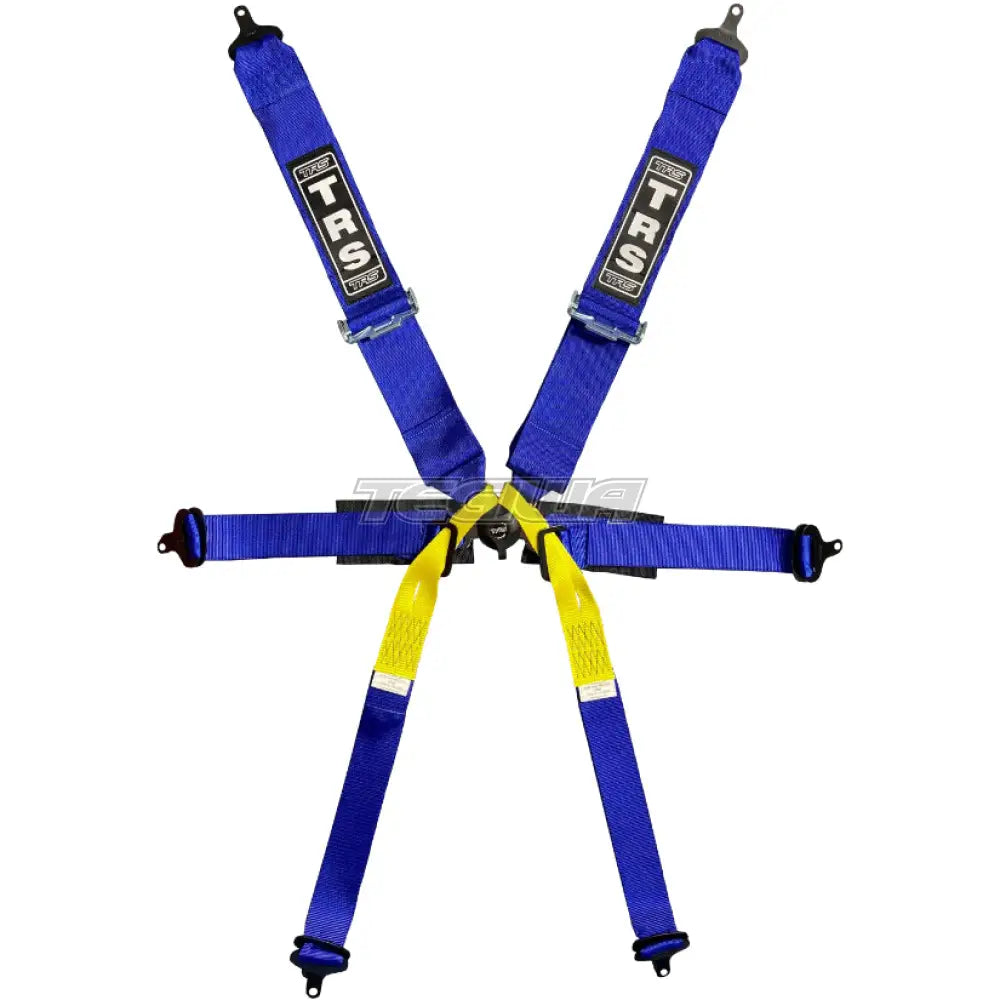 Trs Pro Single Seater 2In/3In 6 Point Fia Harness Standard – Entry Level / Blue Harnesses