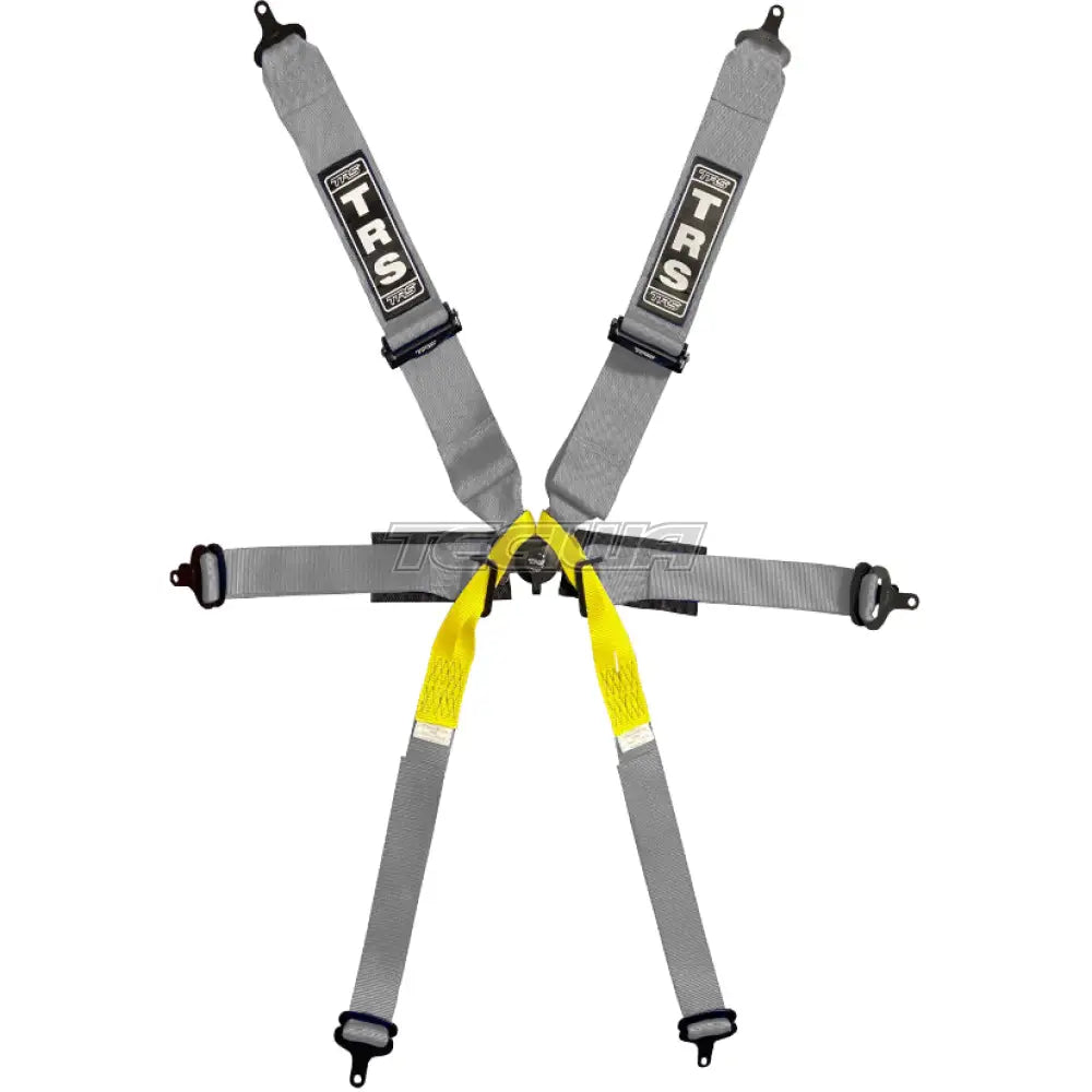 Trs Pro Single Seater 2In/3In 6 Point Fia Harness Superlite - Top Of The Range / Grey Harnesses