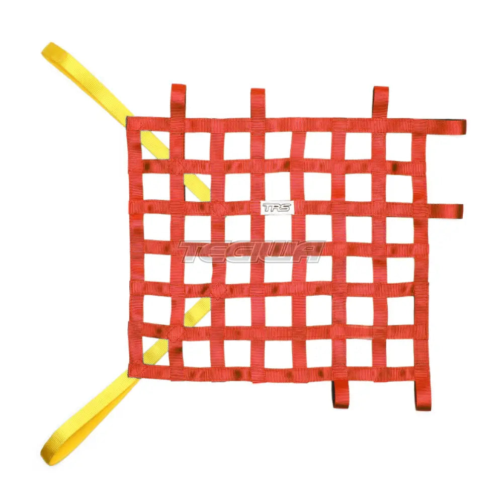 Trs Window Net - Velcro Fastening Red Roll Cages And Door Bars