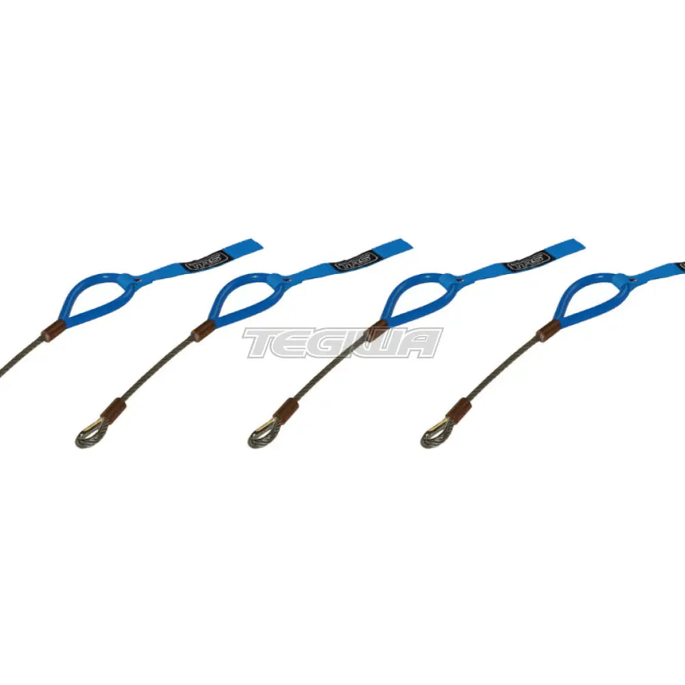 Trs Wire Tow Loop - Bolt On Fixed Length Blue / Pack Of 4 Hooks