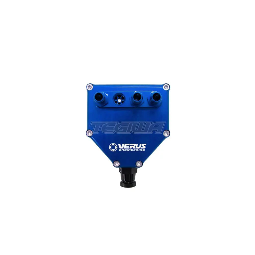 Verus Engineering Air Oil Separator Kit Subaru STI GV GR Anodized Blue