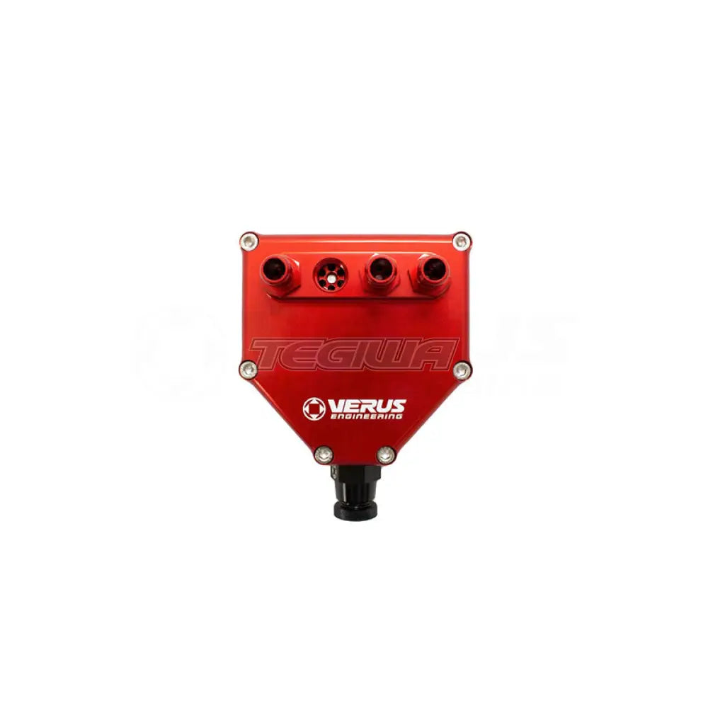 Verus Engineering Air Oil Separator Kit Subaru STI GV GR Anodized Red