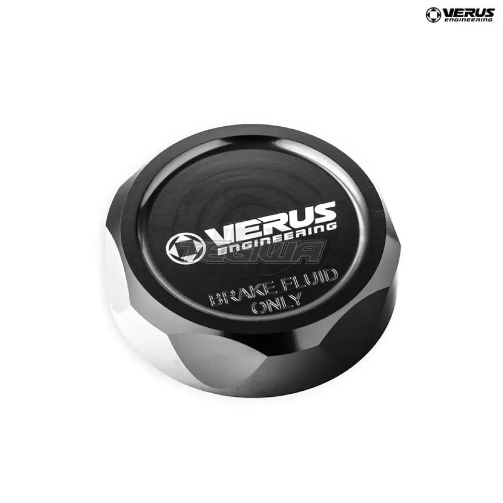 Verus Engineering Brake Master Cap Cover Anodised Ford Mustang Black Engine Bay