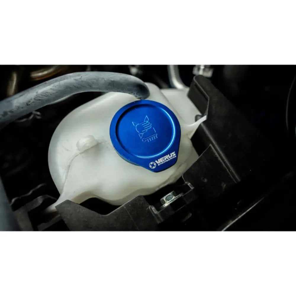 Verus Engineering Coolant Overflow Cap Anodized Subaru Wrx Vb Engine Bay