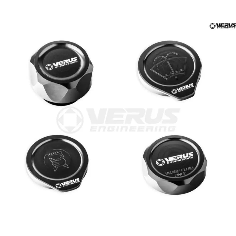 Verus Engineering Engine Bay Cap Kit Fhs Oil Anodized Subaru Wrx Vb