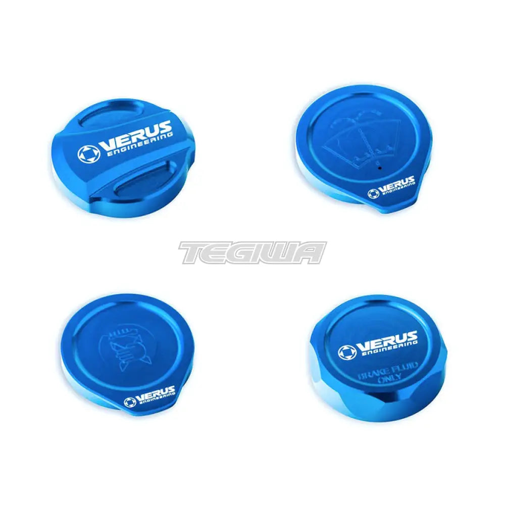 Verus Engineering Engine Bay Cap Kit Oil Cap Toyota GR86 Subaru BRZ 22+ Anodized