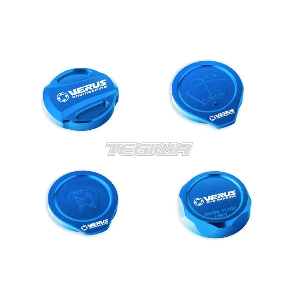 Verus Engineering Engine Bay Cap Kit Oil Cap Toyota GT86 Subaru BRZ 13-21 Anodized