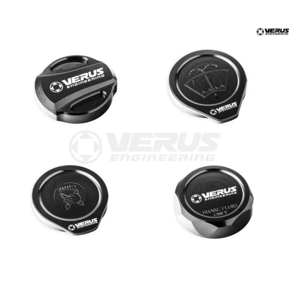 Verus Engineering Engine Bay Cap Kit Rla Oil Anodized Subaru Wrx Vb