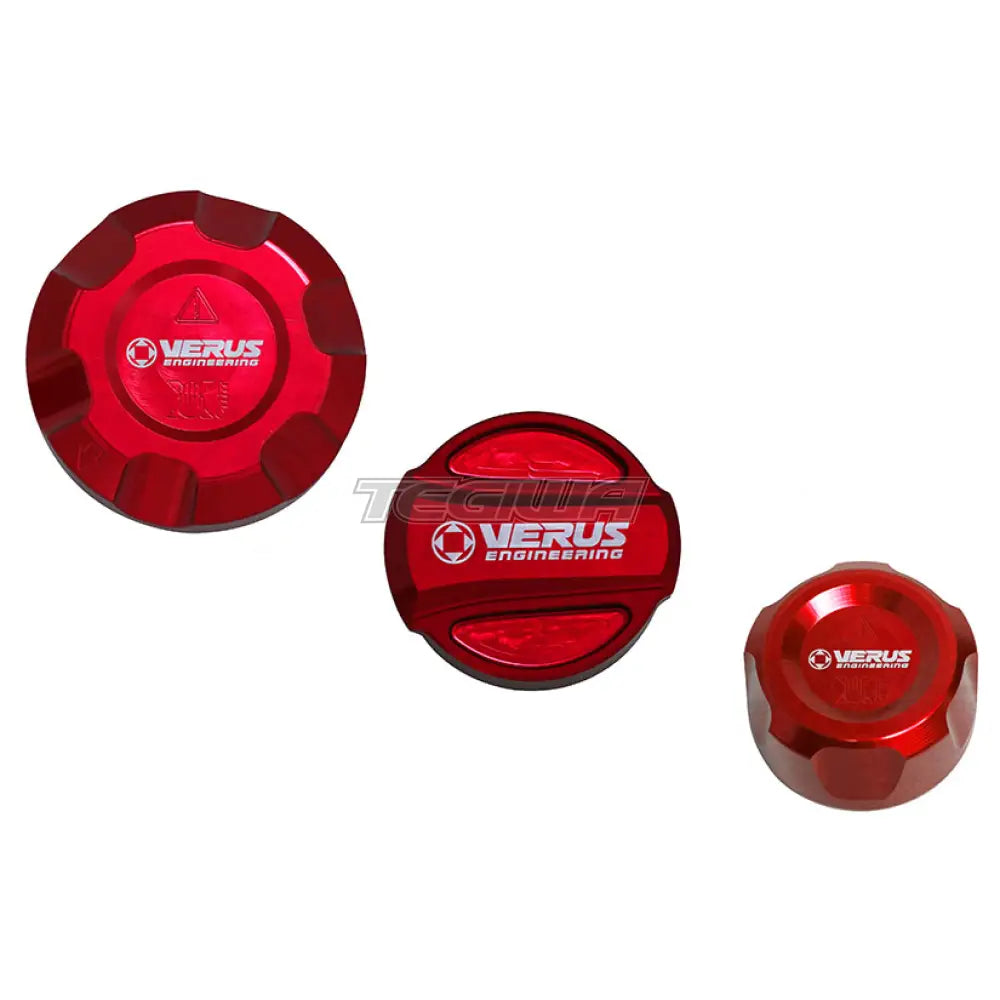 Verus Engineering Engine Bay Fluid Cap Kit Toyota Supra A90