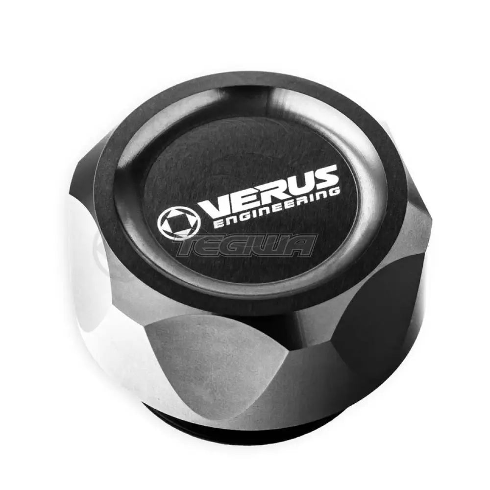 Verus Engineering Fhs Oil Cap Anodized Fl5 Honda Civic Type R 22-Present Black Engine Bay